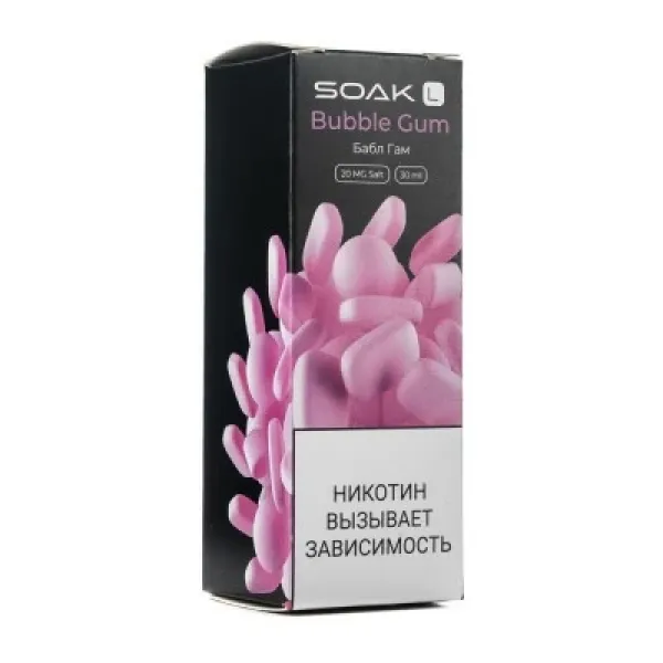 Жидкость SOAK L Bubble Gum 30 мл в Краснодаре