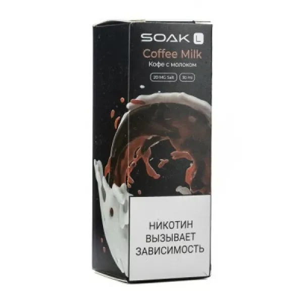 Жидкость SOAK L Coffe Milk 30 мл в Краснодаре