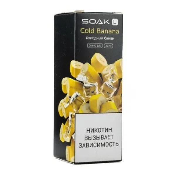 Жидкость SOAK L Cold Banana 30 мл в Краснодаре