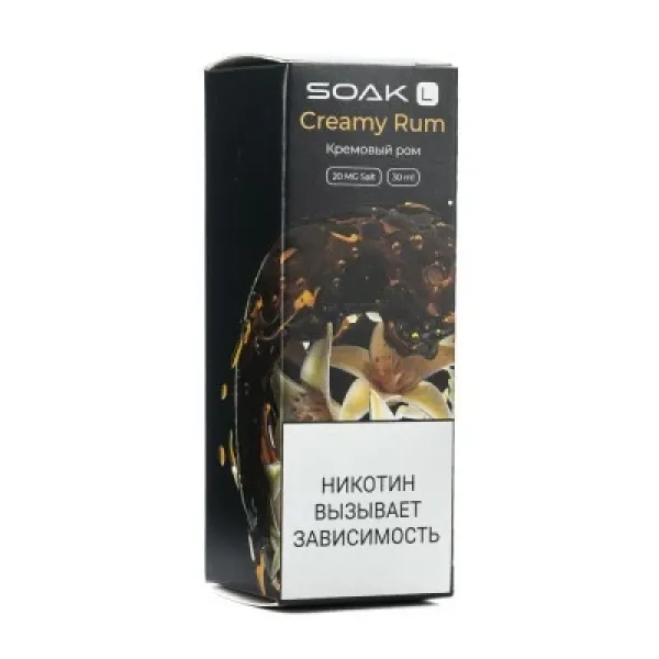 Жидкость SOAK L Creamy Rum 30 мл в Краснодаре