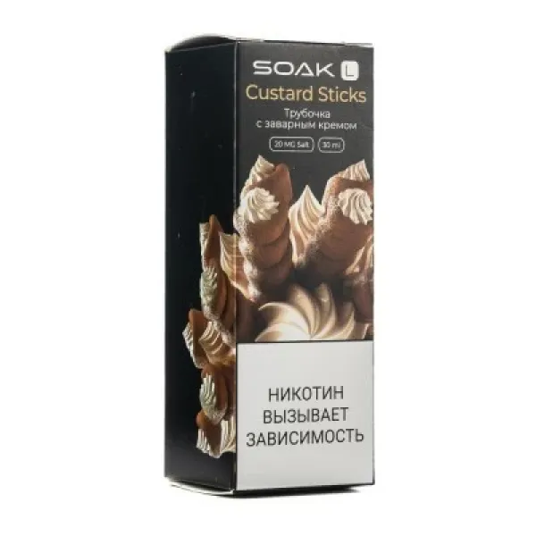 Жидкость SOAK L Custard Sticks 30 мл в Краснодаре