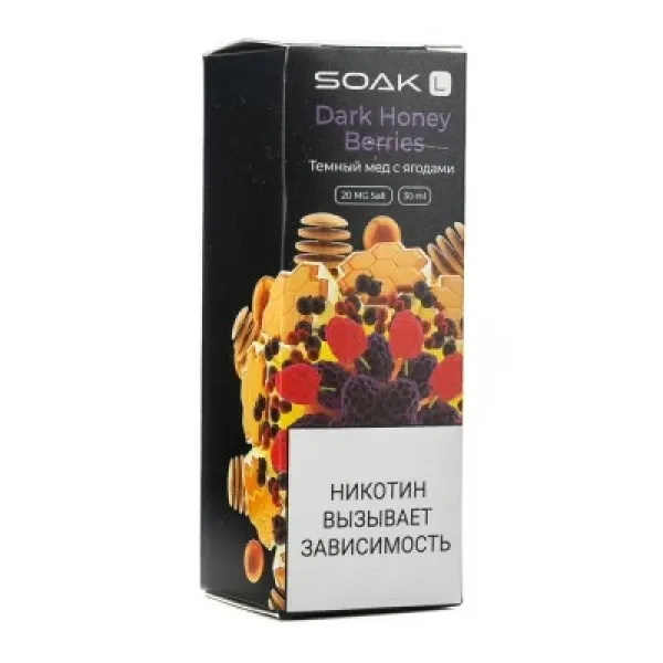 Жидкость SOAK L Dark Honey Berries 30 мл в Краснодаре