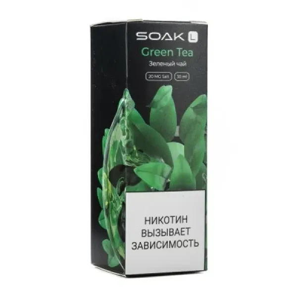 Жидкость SOAK L Green Tea 30 мл в Краснодаре