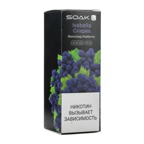 Жидкость SOAK L Isabella Grapes 30 мл в Краснодаре