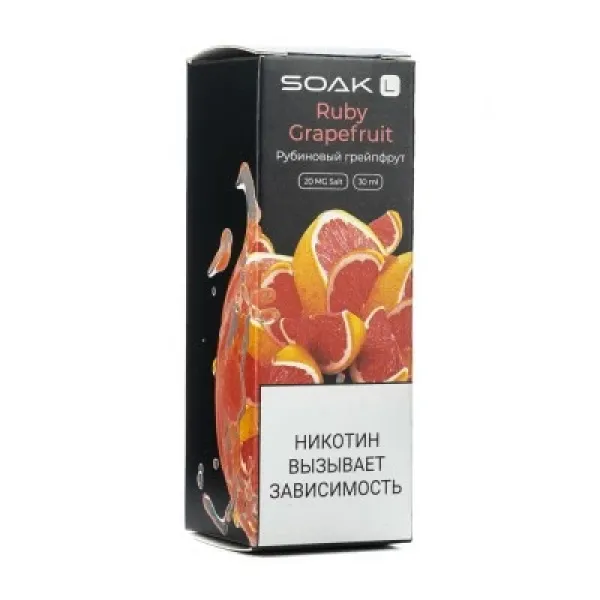 Жидкость SOAK L Ruby Grapefruit 30 мл в Краснодаре