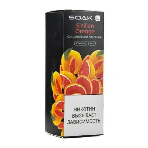 Жидкость SOAK L Sicilian Orange 30 мл в Краснодаре