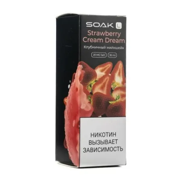 Жидкость SOAK L Strawberry Cream Dream 30 мл в Краснодаре