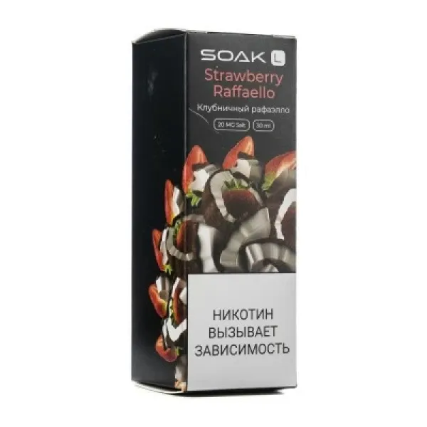 Жидкость SOAK L Strawberry Raffaello 30 мл в Краснодаре