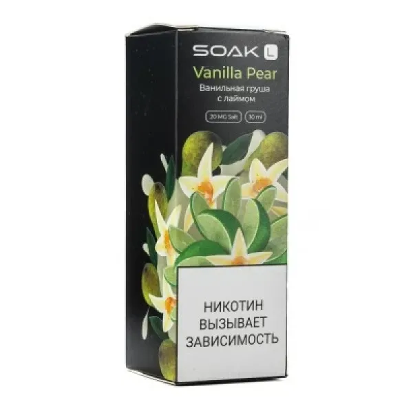 Жидкость SOAK L Vanilla Pear 30 мл в Краснодаре