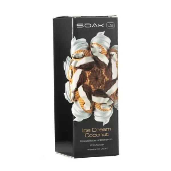 Жидкость SOAK LS Ice Cream Coconut 30 мл в Краснодаре