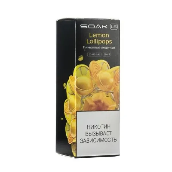 Жидкость SOAK LS Lemon Lollipops 30 мл в Краснодаре