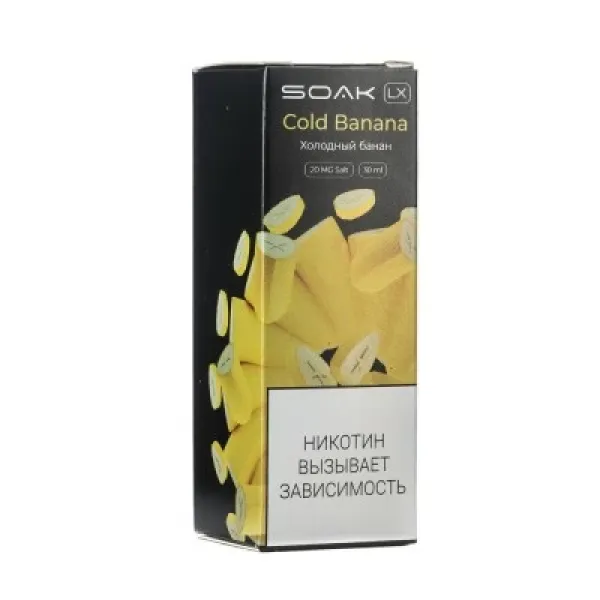 Жидкость SOAK LX Cold Banana 30 мл в Краснодаре