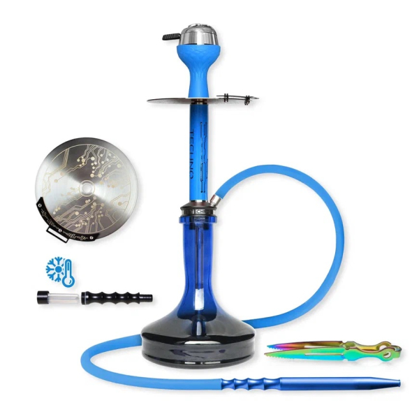 Кальян Seven star TE1 TECHNO Blue 60см в Краснодаре