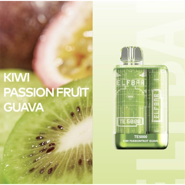 Elfbar TE5000 Kiwi Passion fruit Guava, 5000 тяг в Краснодаре