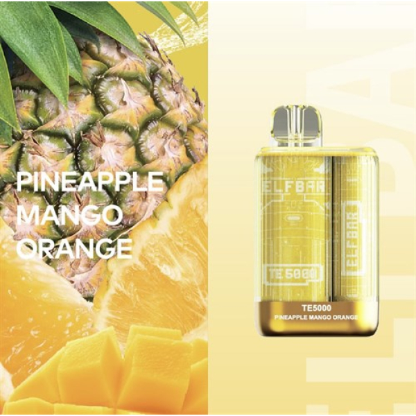 Elfbar TE5000 Pineapple Mango Orange, 5000 тяг в Краснодаре