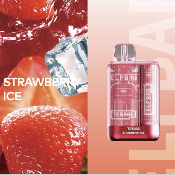 Elfbar TE5000 Strawberry Ice, 5000 тяг в Краснодаре
