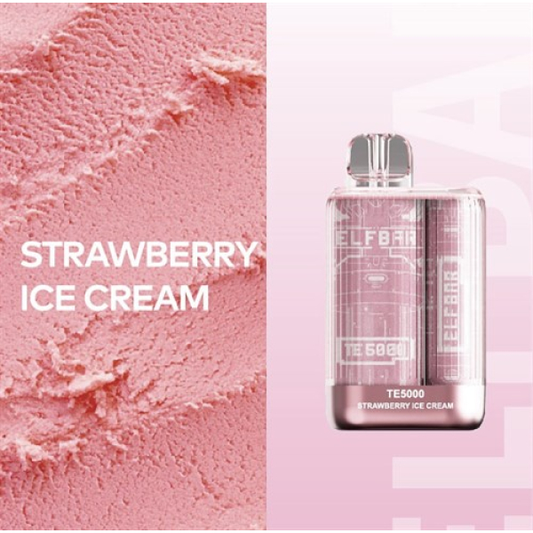 Elfbar TE5000 Strawberry Ice Cream, 5000 тяг в Краснодаре