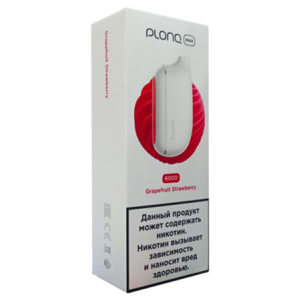 Plonq Max Grapefruit Strawberry 6000 тяг в Краснодаре