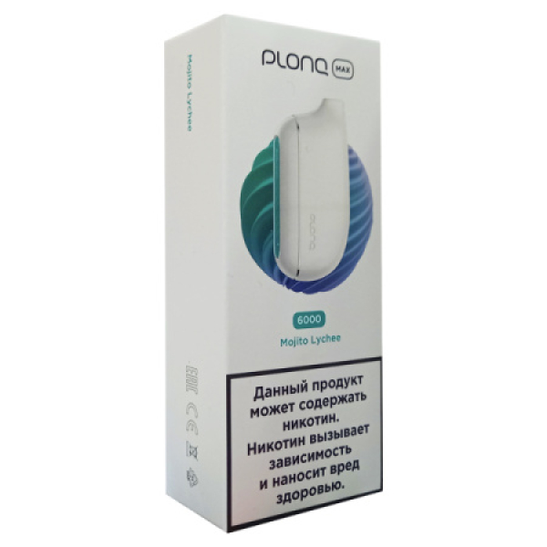 Plonq Max Mojito Lychee 6000 тяг в Краснодаре