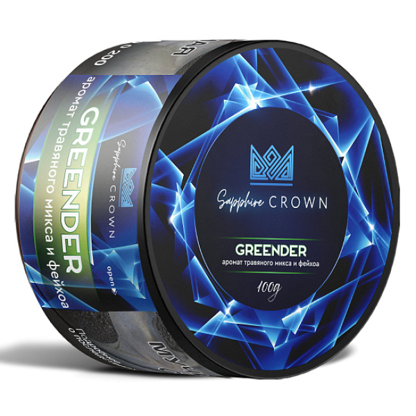 Табак SAPPHIRE CROWN GREENDER  100 грамм в Краснодаре