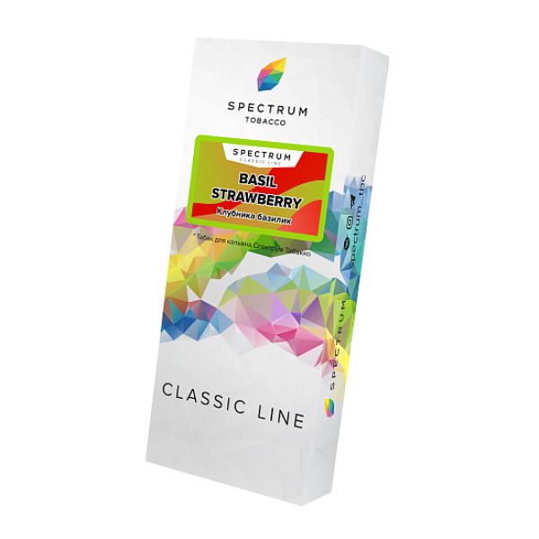 Табак SPECTRUM BASIL STRAWBERRY  100 грамм в Краснодаре