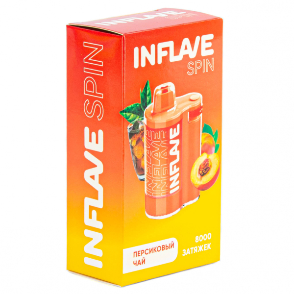 INFLAVE SPIN Персиковый чай (8000 затяжек) в Краснодаре