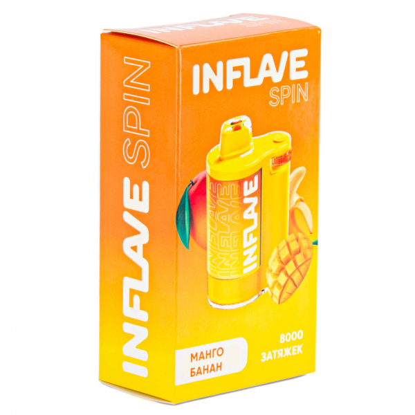 INFLAVE SPIN Манго банан (8000 затяжек) в Краснодаре