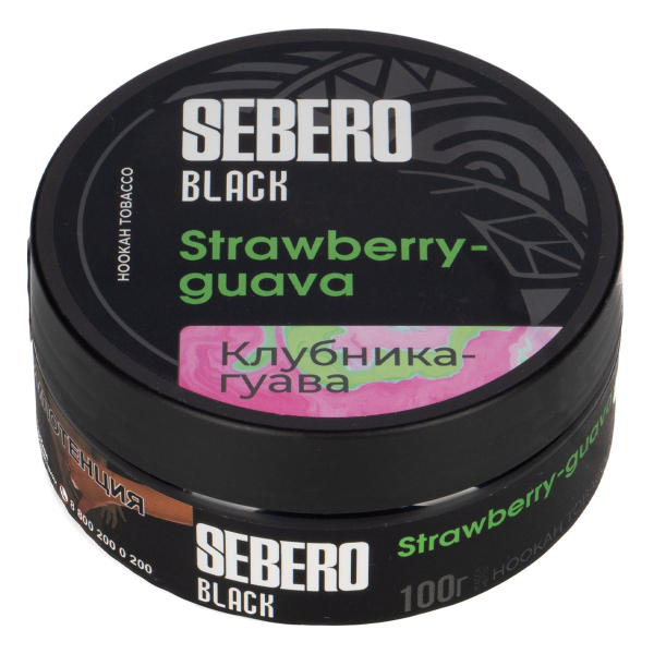 Табак Sebero Black Strawberry Guava  100 грамм в Краснодаре