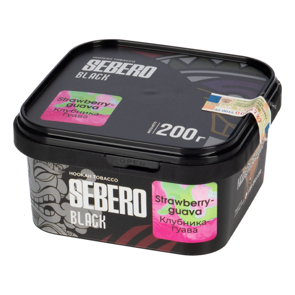 Табак Sebero Black Strawberry Guava  200 грамм в Краснодаре