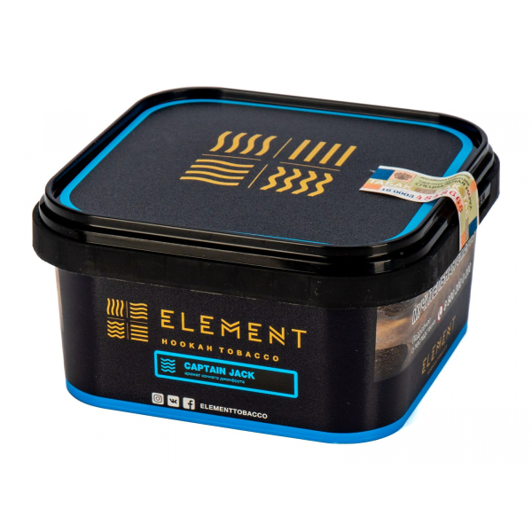 Табак Element ВОДА Captain Jack   200 грамм в Краснодаре