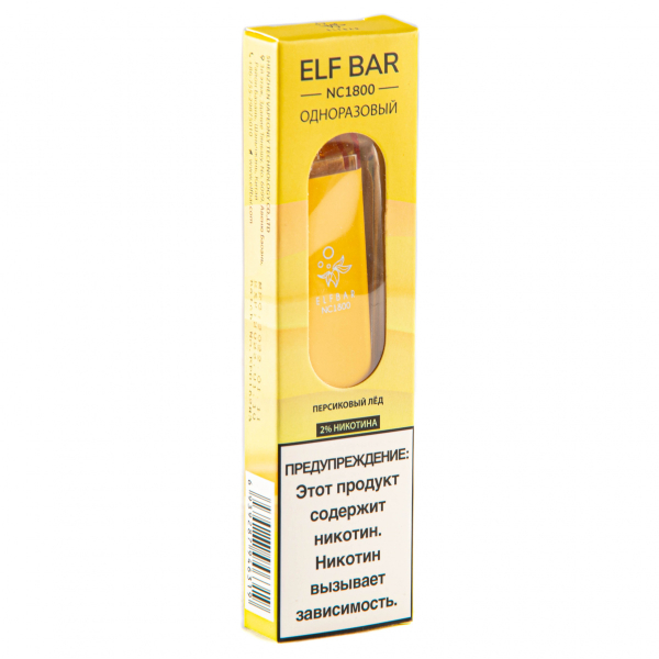 ELF BAR NC Peach Ice (1800 затяжек) 20 мг в Краснодаре