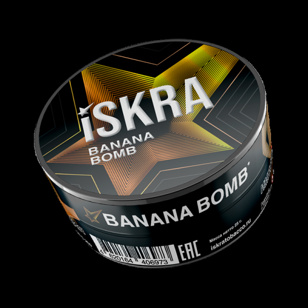 Табак ISKRA Вanana Bomb  25 грамм в Краснодаре