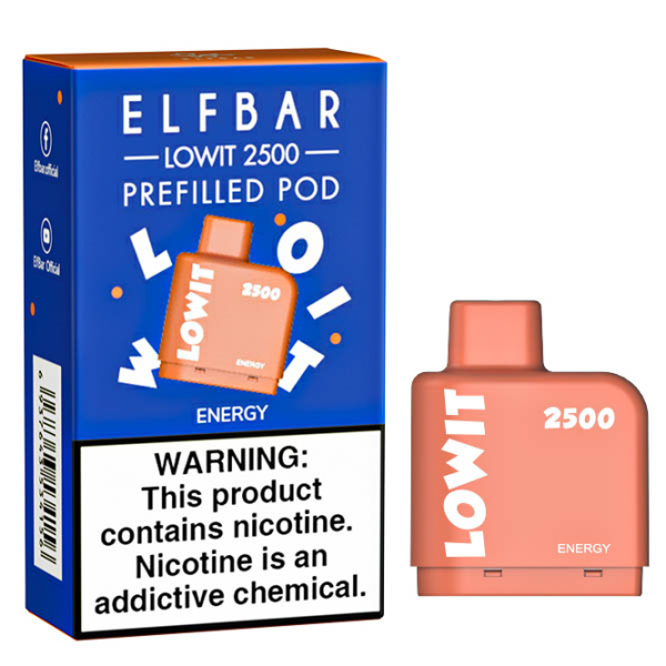 Картридж Elf Bar Lowit 2500 20 мг, 6 мл (Energy) в Краснодаре