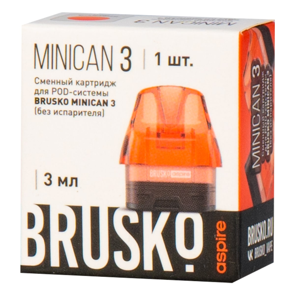Картридж Brusko Minican 3 красный в Краснодаре