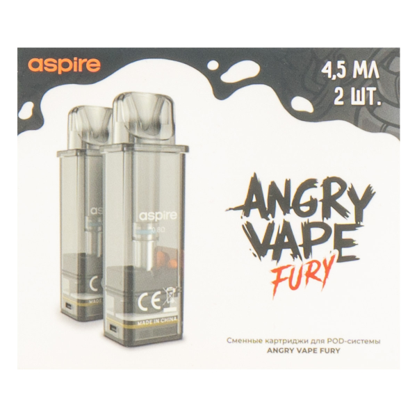 Картридж Brusko Angry Vapefury 4.5 мл (2шт) в Краснодаре
