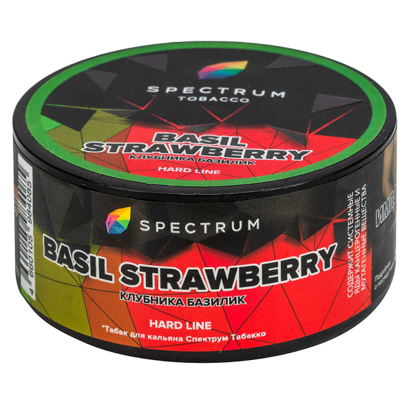 Табак Spectrum Hard Basil Strawberry  25 грамм в Краснодаре