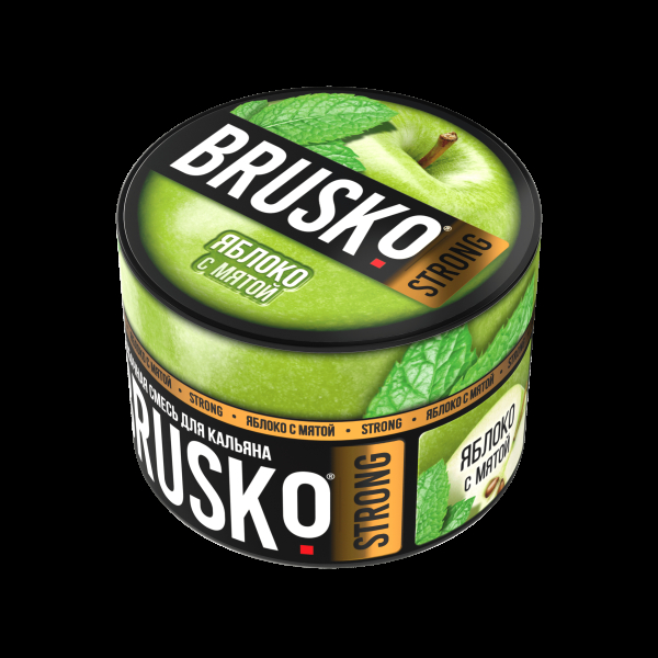 Смесь Brusko Strong яблоко с мятой  50 гр в Краснодаре