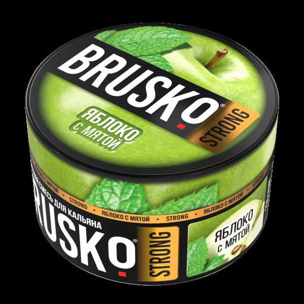 Смесь Brusko Strong яблоко с мятой  250 гр в Краснодаре