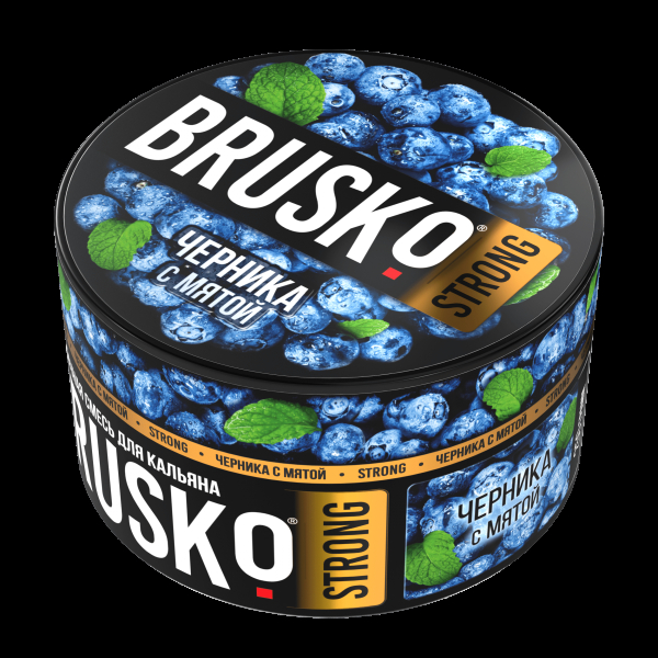 Смесь Brusko Strong черника с мятой  250 гр в Краснодаре