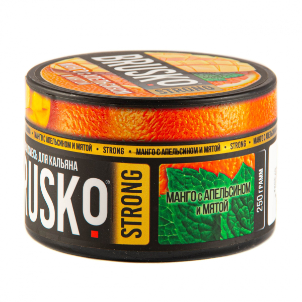 Смесь Brusko Strong манго с апельсином и мятой  250 гр в Краснодаре
