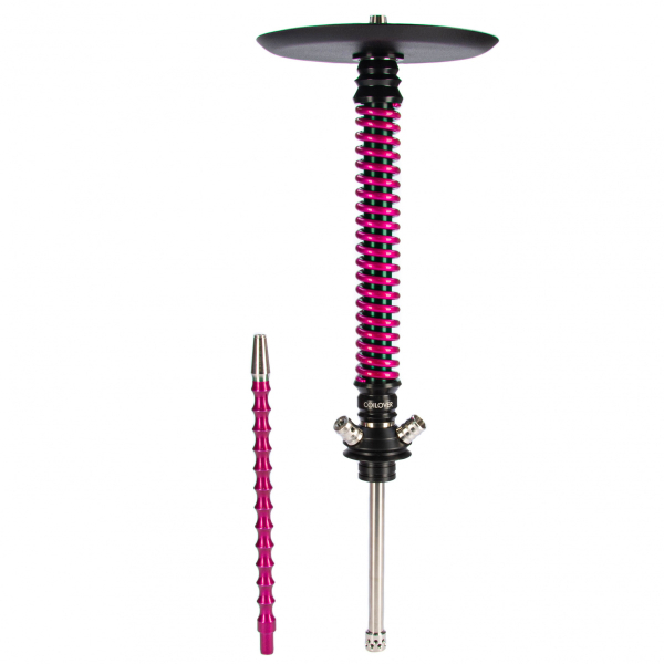 Кальян Mamay Customs Coilovers чёрно-розовый лак   в Краснодаре