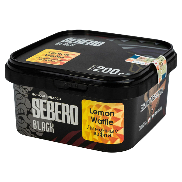 Табак Sebero Black Lemon Waffle  200 грамм в Краснодаре