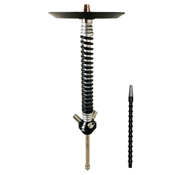 Кальян Mamay Custom V3 №12 Coilovers Хром-Черный  в Краснодаре