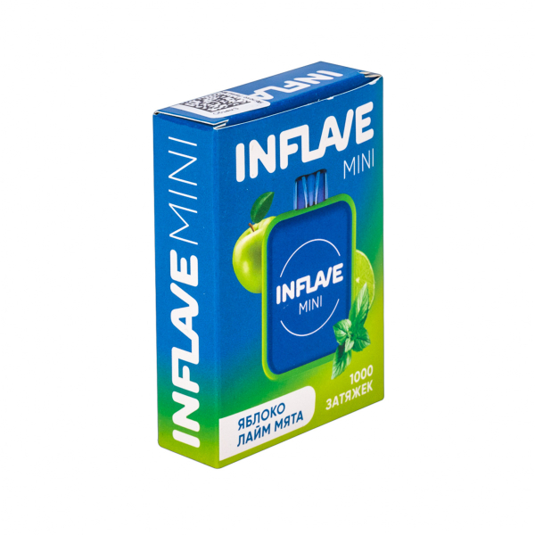 Inflave Mini Яблоко Лайм Мята (1000 Затяжек) в Краснодаре