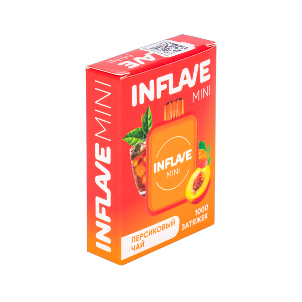 Inflave Mini Персиковый Чай (1000 Затяжек) в Краснодаре