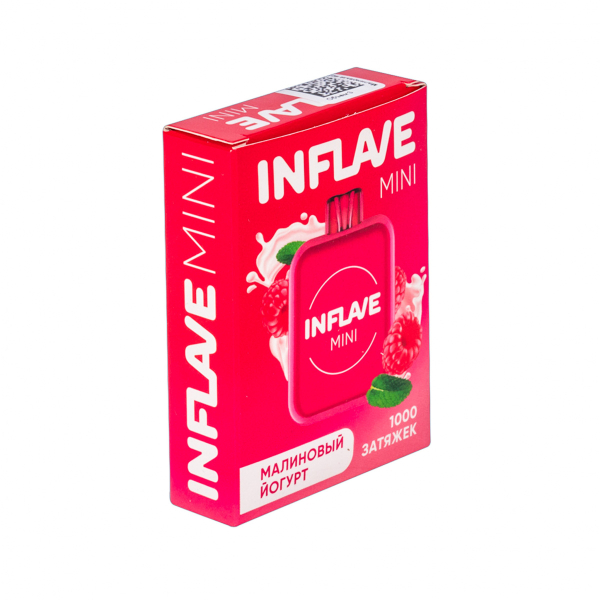 Inflave Mini Малиновый Йогурт (1000 Затяжек) в Краснодаре