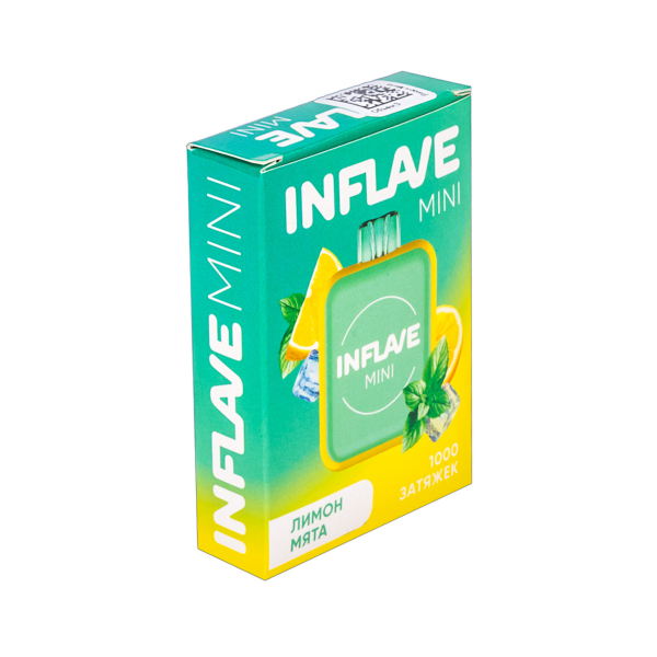 Inflave Mini Лимон Мята (1000 Затяжек) в Краснодаре