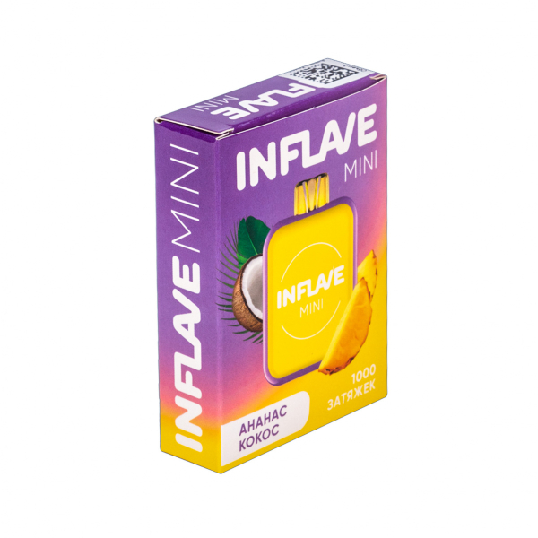 Inflave Mini Ананас Кокос (1000 Затяжек) в Краснодаре