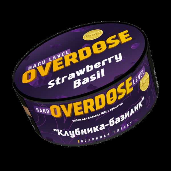 Табак Overdose Strawberry Basil  100 грамм в Краснодаре