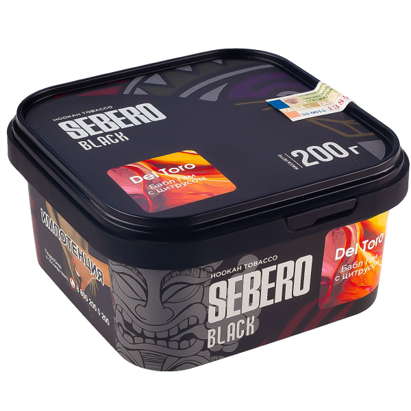 Табак Sebero Black Del Toro  200 грамм в Краснодаре